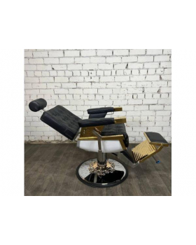 Мужское барбер кресло "Мигель Голд"