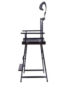 Алюминиевый стул визажиста-бровиста с подголовником