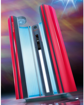 Вертикальный солярий "Ergoline Essence 440 Scarlet Red (44 лампы по 200W)"