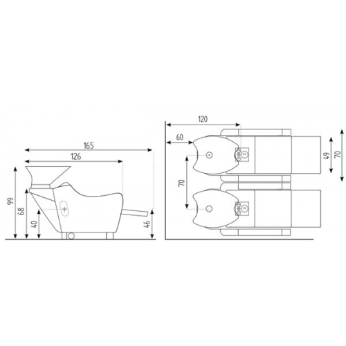 Мойка парикмахерская "WEN CLASSIC - JET MASSAGE"