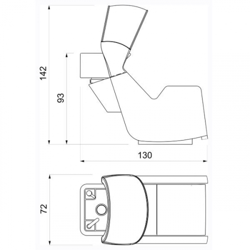Парикмахерская мойка "Ultrawash Basic Q Chrome"