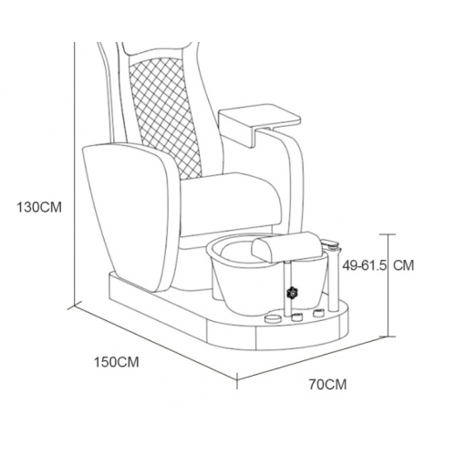Педикюрный СПА-комплекс "HZ-1016C"