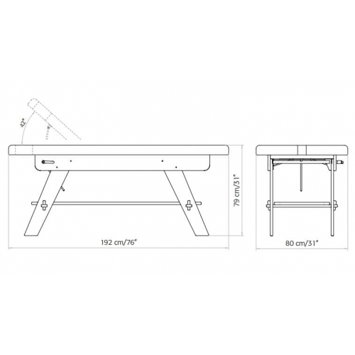 Массажная кушетка "Sowelle"