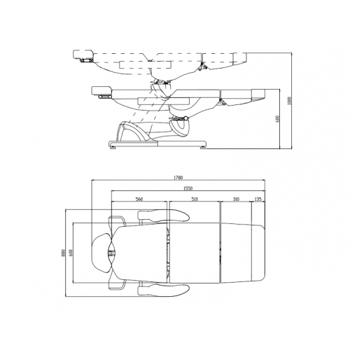 Педикюрное кресло "HZ-3869AS" 5 моторов