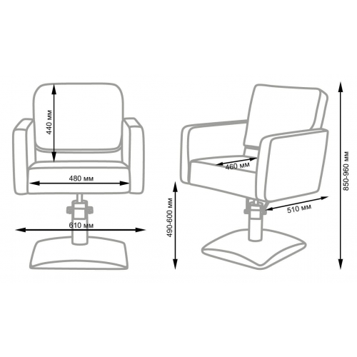 Парикмахерское кресло "Одри"