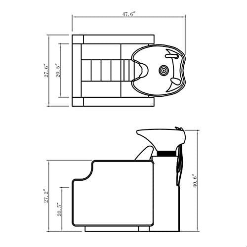 Мойка барбер "Bene" мужская