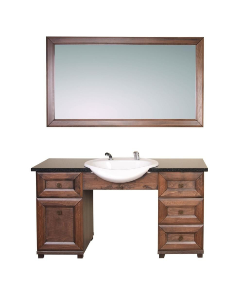 Мужское зеркало барбер "Ракушка"