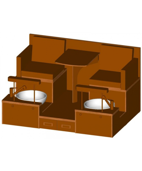 Педикюрный СПА-комплекс "Дуэт" (2 рабочих места)